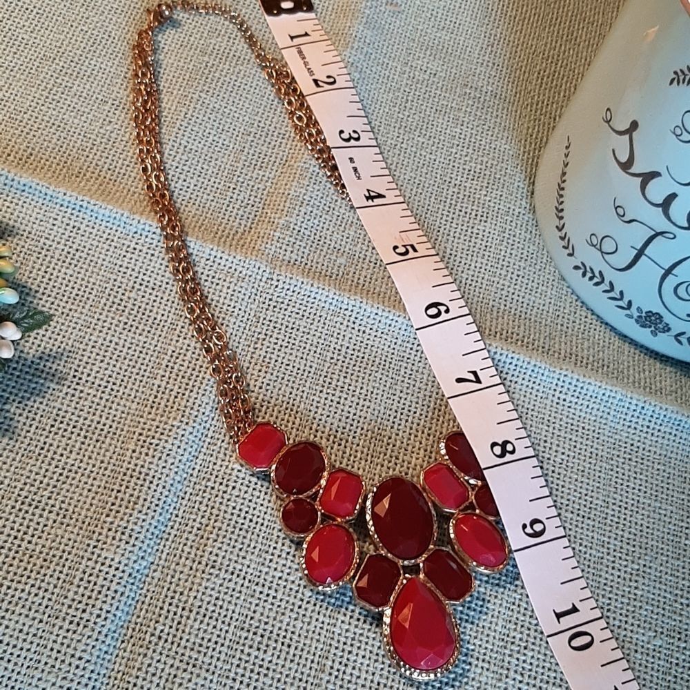 Pink & Purple Costume Necklace - Picture 3 of 4
